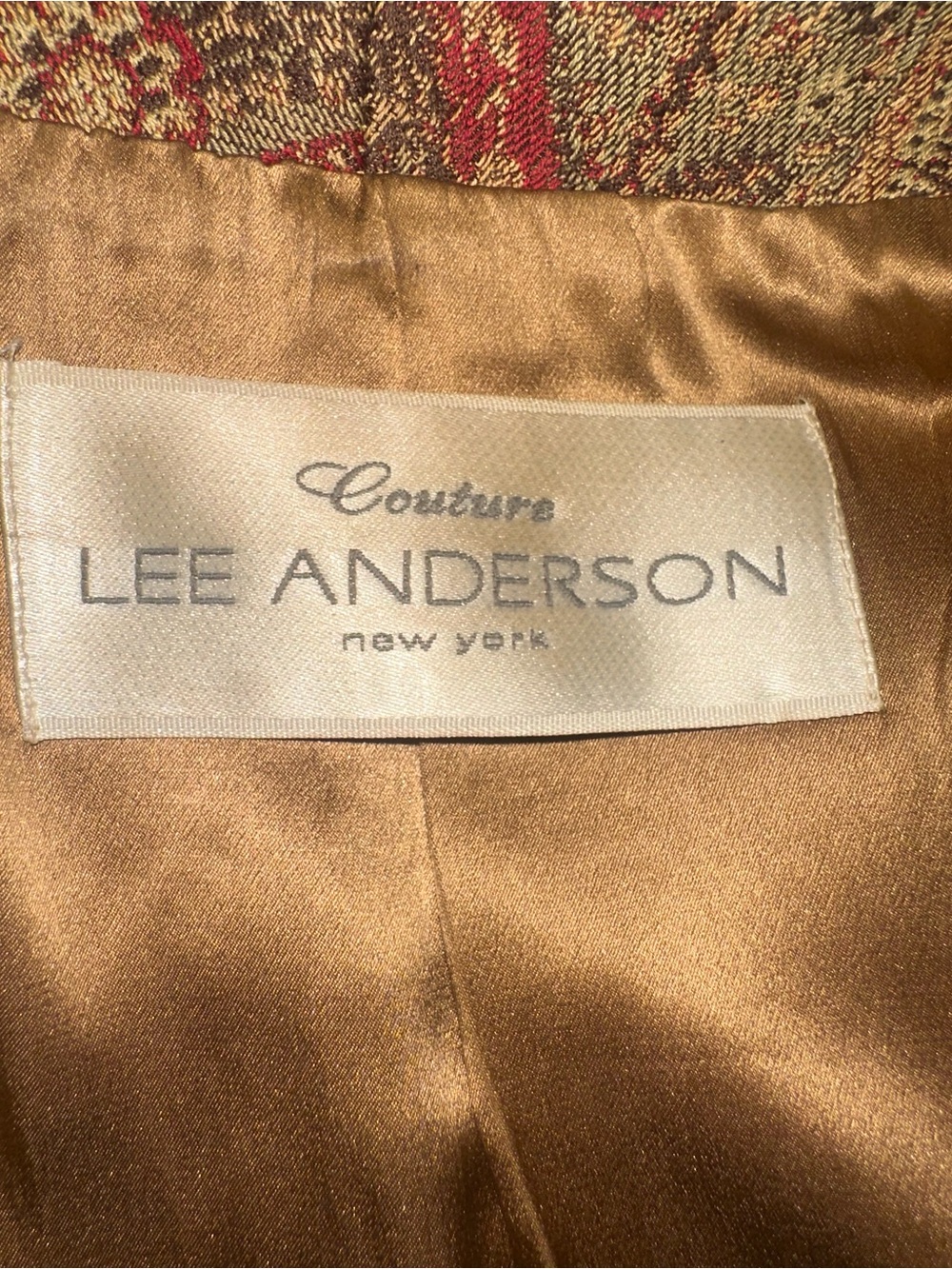 Lee Anderson Coutour jacket, size Small - Picture 3 of 5